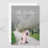 Forever Classic Foto Wedding Einladung FCL (Vorne/Hinten)