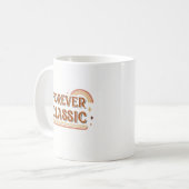 Forever Classic – Minimal Retro Typography iMug Kaffeetasse (Vorderseite Links)