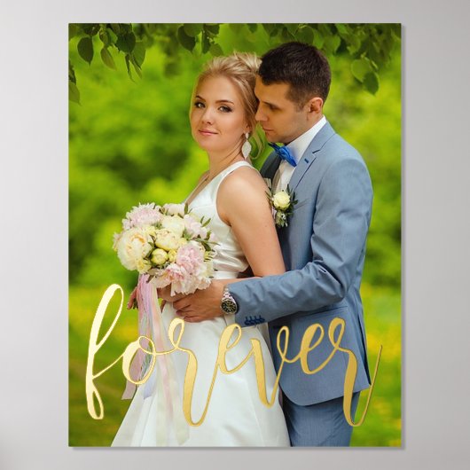 Forever Custom Wedding Foliendrucke (Vorderseite)