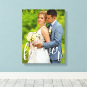 Forever Custom Wedding Foto Leinwanddruck (Insitu (Holzboden))