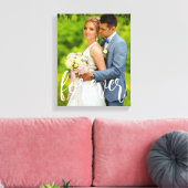 Forever Custom Wedding Foto Leinwanddruck (Insitu (Wohnzimmer))