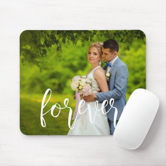 Forever Custom Wedding Foto Mousepad (Mit Mouse)