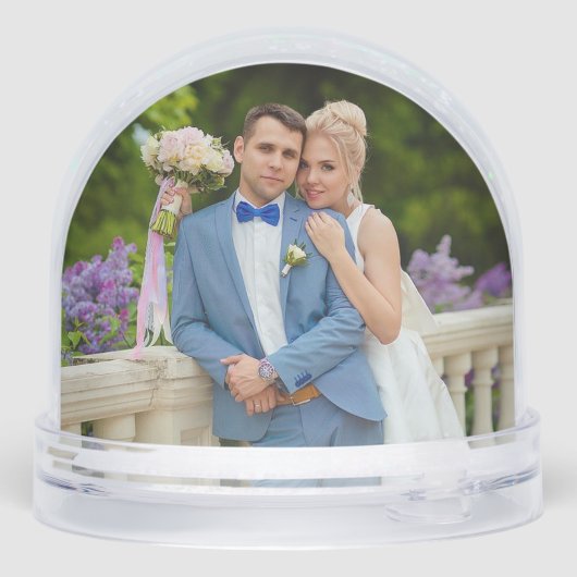 Forever Custom Wedding Schneekugeln (Rückseite)