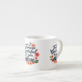 Forever Dankbarkeit an Sie, Mama" Espresso Tasse D (Vorderseite Rechts)