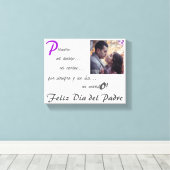 Forever & Day Darling Husband Esp Leinwanddruck (Insitu (Holzboden))