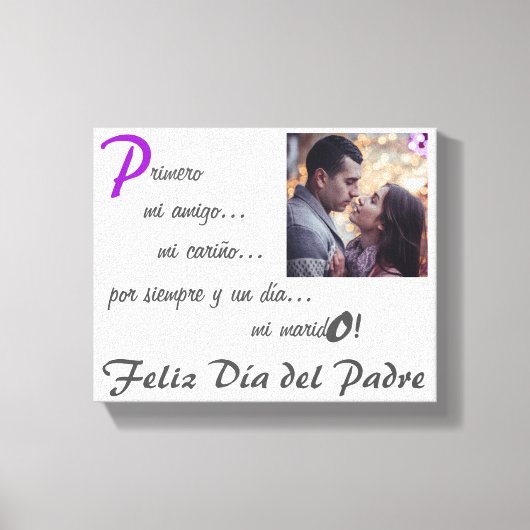 Forever & Day Darling Husband Esp Leinwanddruck (Vorderseite)