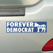 Forever Democrat Autoaufkleber (Auf Auto)