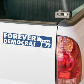 Forever Democrat Autoaufkleber (Auf Lkw)