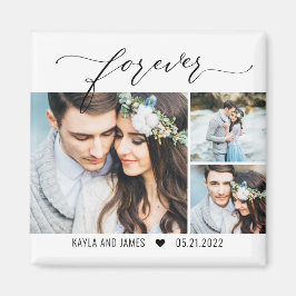 Forever Editable Color Save the Date Foto Magnet