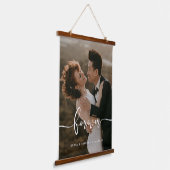 Forever Elegant Foto-Overlay Wandteppich Mit Holzrahmen (Gewinkelt)