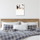 Forever Elegantes Golden Script Hochzeitsskript Fo Leinwanddruck (Insitu (Schlafzimmer))