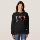 Forever Elizabet II Legend Queen British Crown Eng Sweatshirt (Vorne ganz)