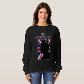 Forever Elizabet II Legend Queen British Crown Eng Sweatshirt (Vorne ganz)