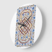 Forever Entwined Eternally Yours Infinity Knot T-S Große Wanduhr (Winkel)