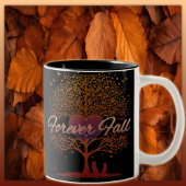 Forever Fall Herzenbaum Zweifarbige Tasse