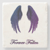 Forever Fallen Wings Untersetzer Design (Vorderseite)