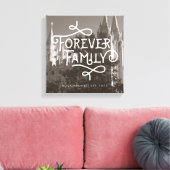 Forever Family LDS Tempel Custom Wall Art Leinwanddruck (Insitu (Wohnzimmer))