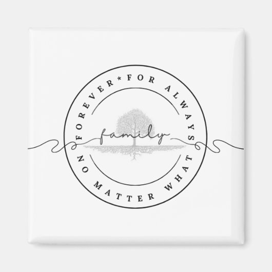 Forever Family Magnet (Vorne)