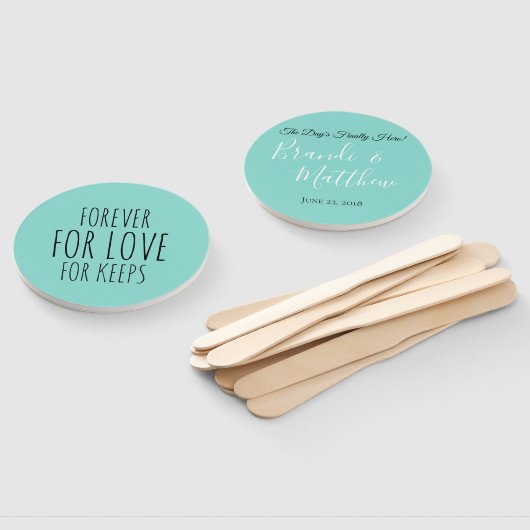 Forever for Liebe Wedding Suite Zeremonie Empfang Fächer (Non-assembled)