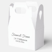 Forever & Forever fügen Sie Ehegatten Datum Liebe Geschenkschachtel (Geöffnet)