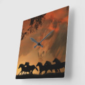 Forever Free Horlock Quadratische Wanduhr (Winkel)