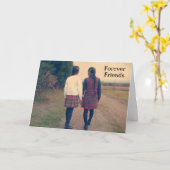 Forever Friend - Retro IV Karte (Gelbe Blume)