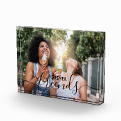 Forever Friends Black Hand Letter Overlay Custom Fotoblock (Rechts)