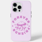 Forever Friends Cute Pink Mushroom Case-Mate iPhone Hülle (Rückseite)