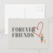 Forever Friends: Dog Postcard Postkarte (Vorne/Hinten)