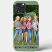 Forever Friends Foto Liebe Herz Typografie Case-Mate iPhone Hülle (Rückseite)