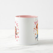 "Forever Friends: Herzerwärmende Illustration für  Tasse (Zentrum)