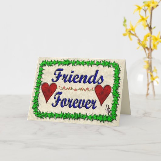 Forever Friends Karte (Gelbe Blume)