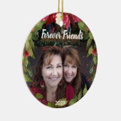 Forever Friends Naher als ein Schwester Blumenreat Keramik Ornament (Rechts)