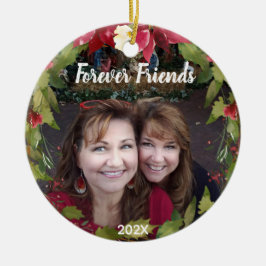 Forever Friends Naher als ein Schwester Blumenreat Keramik Ornament