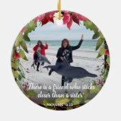 Forever Friends Naher als ein Schwester Blumenreat Keramik Ornament (Hinten)