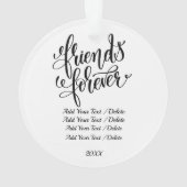 Forever Friends Ornament (Rückseite)