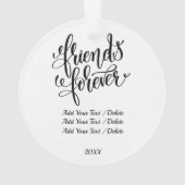 Forever Friends Ornament (Rückseite)
