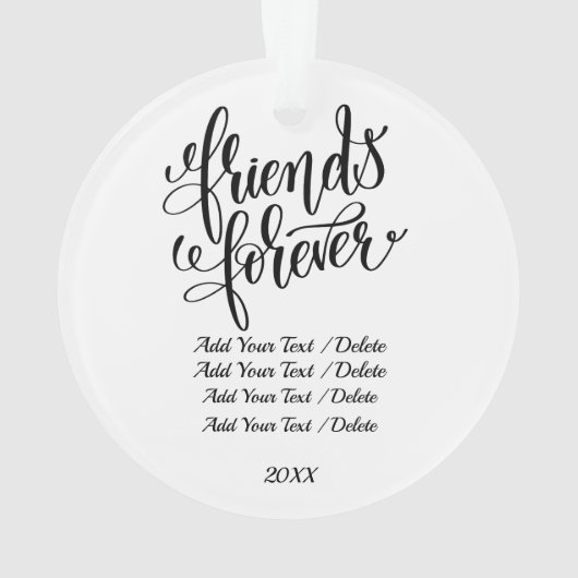 Forever Friends Ornament (Rückseite)