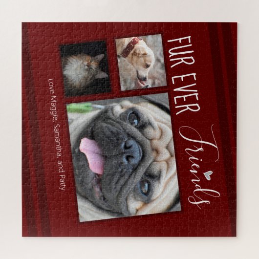 Forever Friends Pet FotoCollage Puzzle (Horizontal)