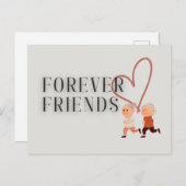 Forever Friends: Runner Postcard Postkarte (Vorne/Hinten)
