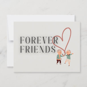 Forever Friends: Sängerpostkarte Postkarte