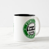 Forever Gamer, Personalisiert Name Print Zweifarbige Tasse (VorderseiteRechts)