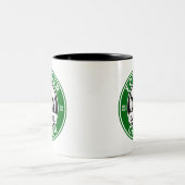Forever Gamer, Personalisiert Name Print Zweifarbige Tasse (Mittel)