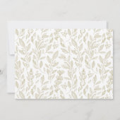 Forever Gold Foto Hochzeit Vielen Dank Dankeskarte (Rückseite)