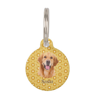 "Forever Golden Styliden Golden Retriever Floral Haustiermarke