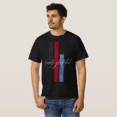 Forever Grateful - Elegant Minimalist Design T-Shirt (Vorne ganz)