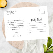 Forever Grateful Wedding Danke Foto Postkarte