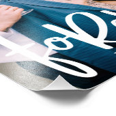 Forever Hand Letted | Hochzeitsstift Fotodruck (Ecke)