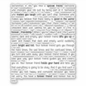 Forever has no end aufkleber (Vorderseite)