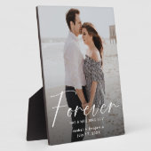 Forever hat eine schöne Ring-Foto-Verlobung Modern Fotoplatte (Seite)